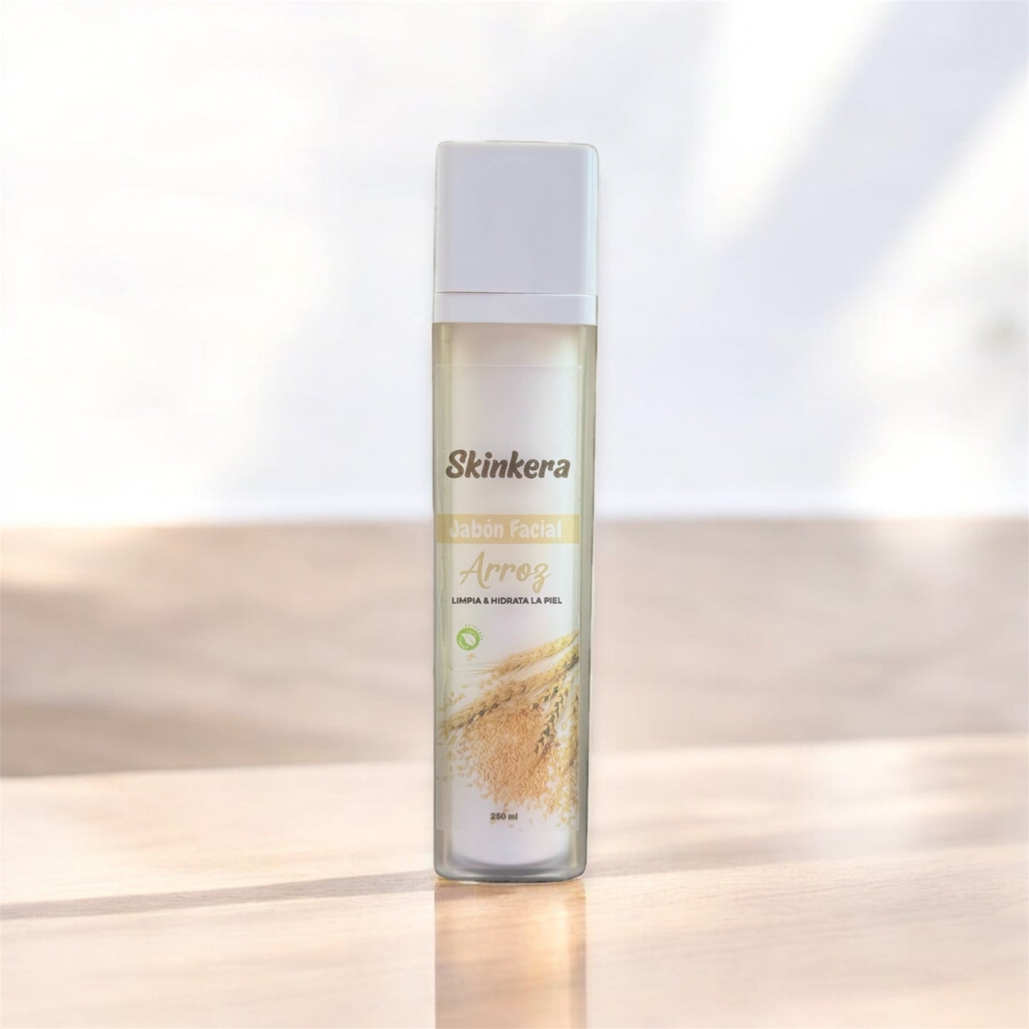 Jabón facial de arroz liquido